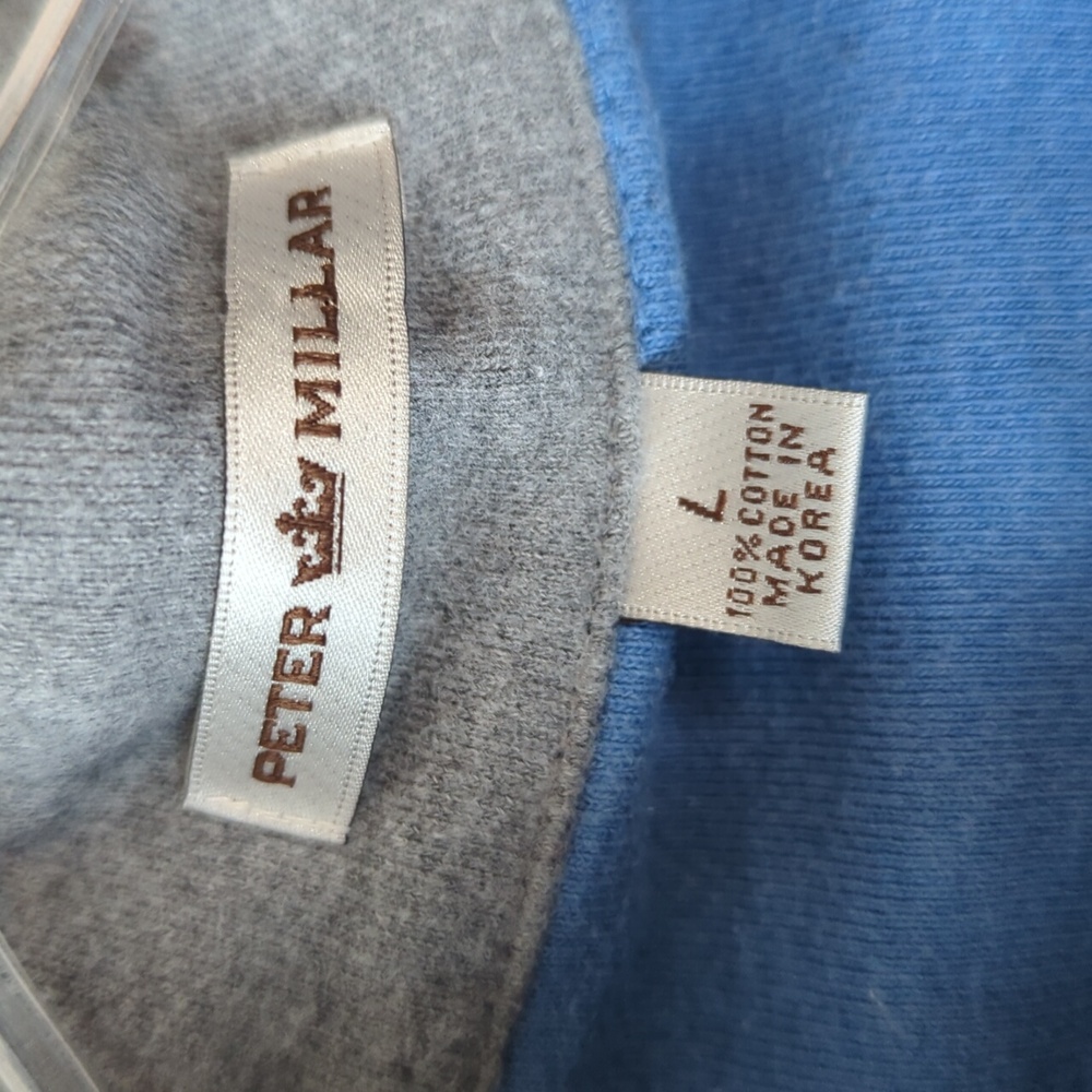 Peter Millar Quarter Zip Sweatshirt - Picture 2 of 5